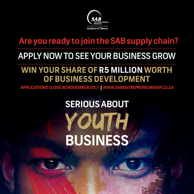 SAB KickStart Boost is looking for youthowned businesses that can join our supply chain!